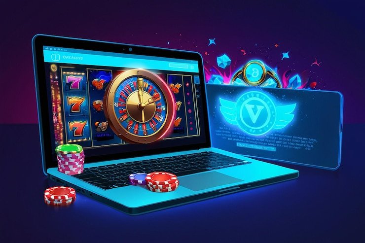 Tampilan halaman ketentuan dan disclaimer platform imperialtoto di layar laptop